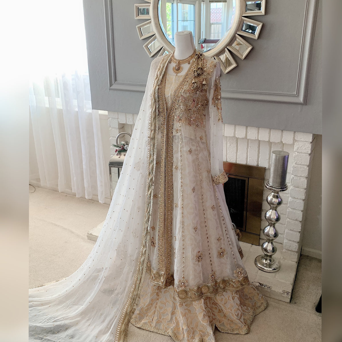 White Nikkah Dress – Asma and Shumaila