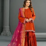 Burnt orange kaamdani