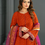 Burnt orange kaamdani