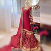 Red Nikkah Gharara