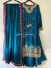 Peacock silk with Dhaka Pajama