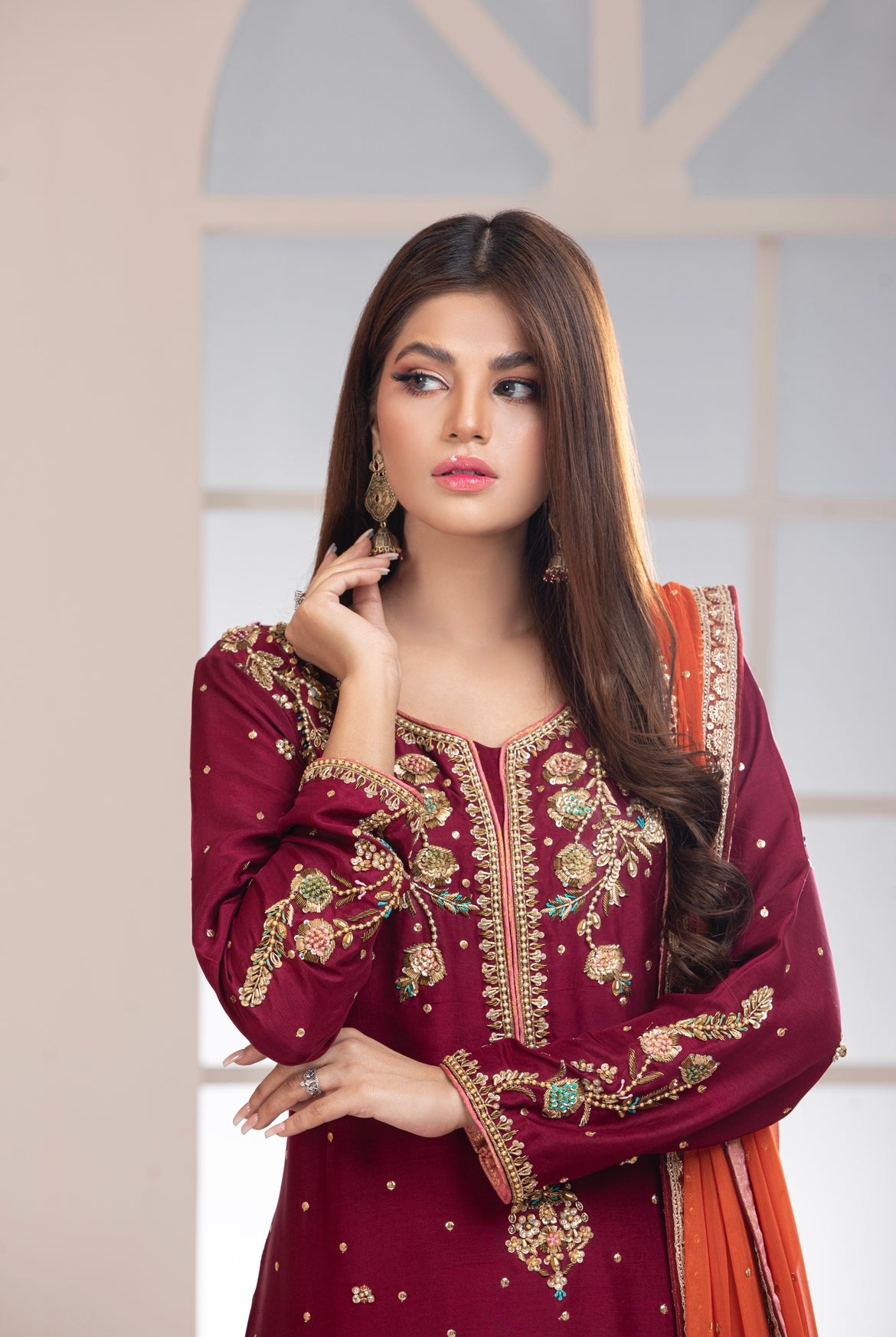 maroon plain silk dress product info and reviews Adaline Silk Midi Dress in Burgundy Maroon