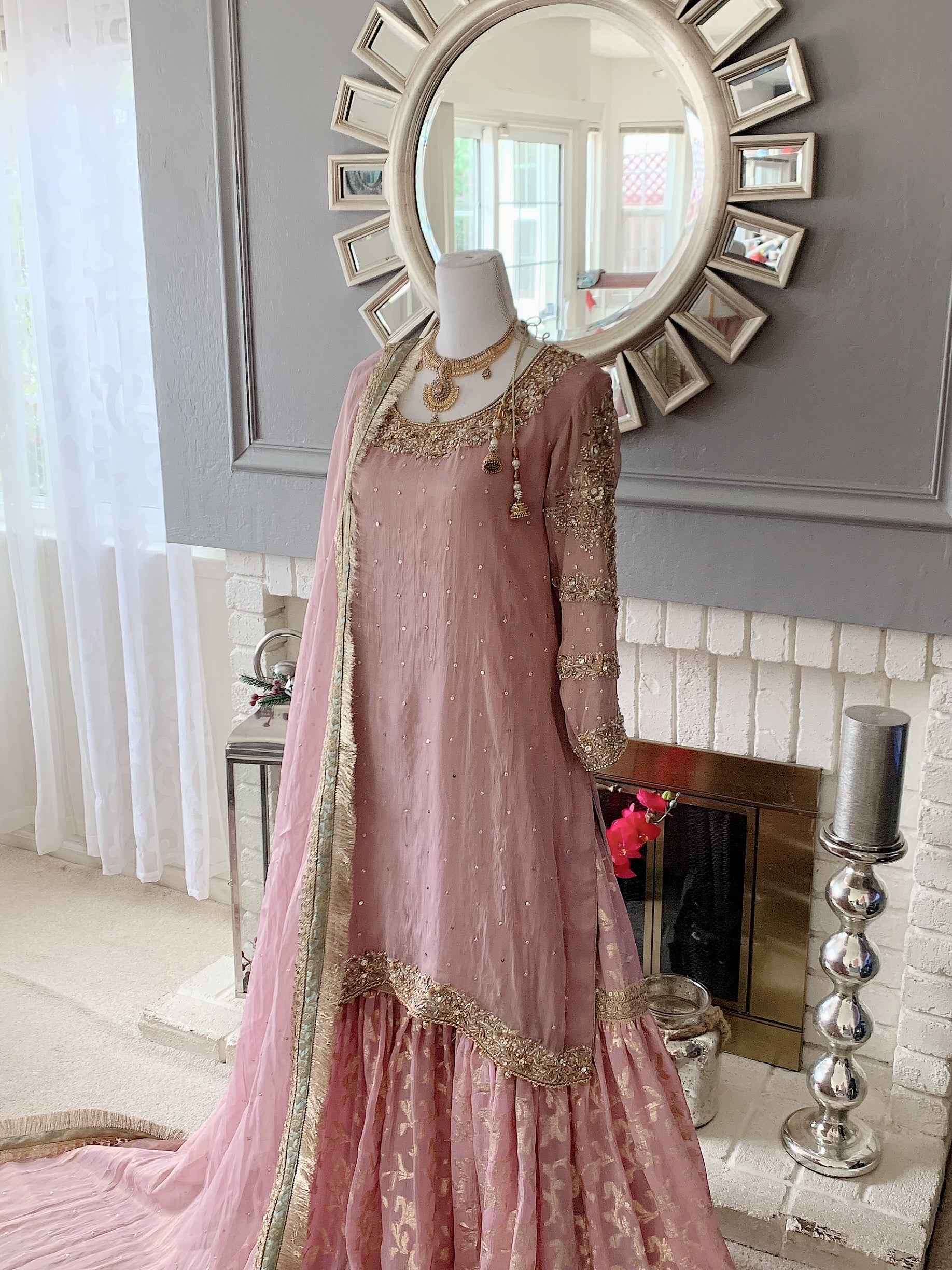 pink nikkah dress Pink Nikkah Dress
