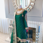 Green Nikah Outfit Asma and Shumaila Green Nikah Outfit Asma and Shumaila
